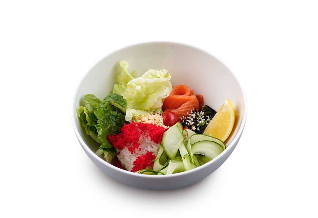 Поке с форелью