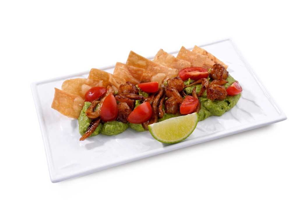 Пюре из брокколи с морепродуктами