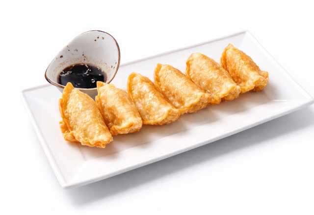 Гёдза с креветкой во фритюре